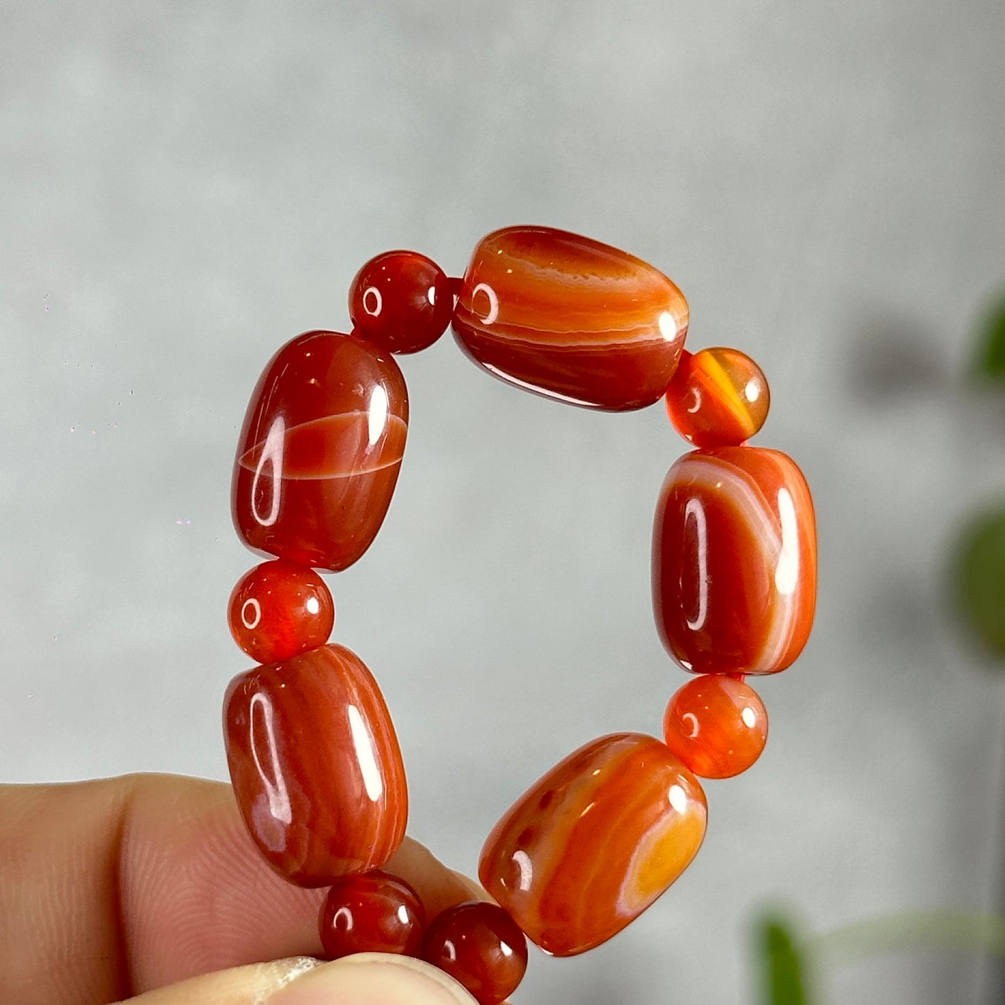 Lu Thong Natural Red Agate