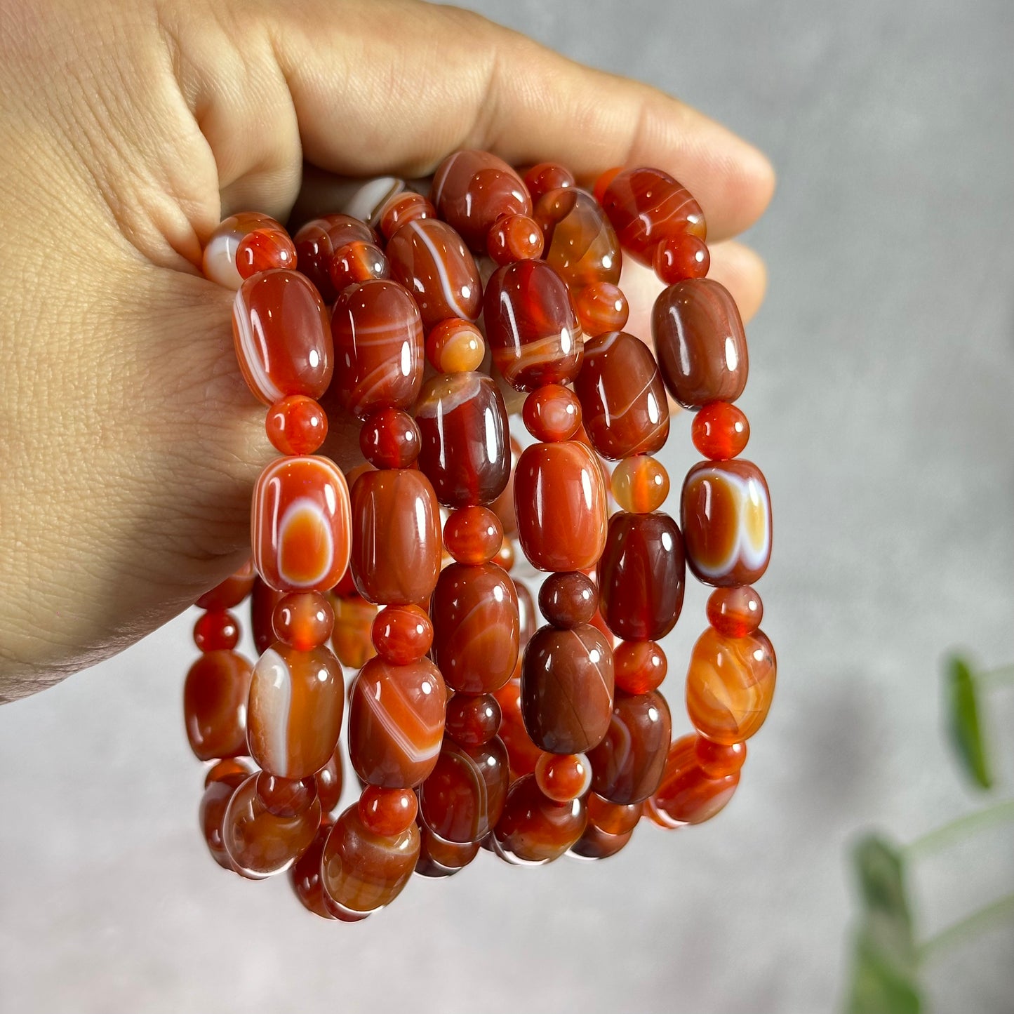 Lu Thong Natural Red Agate