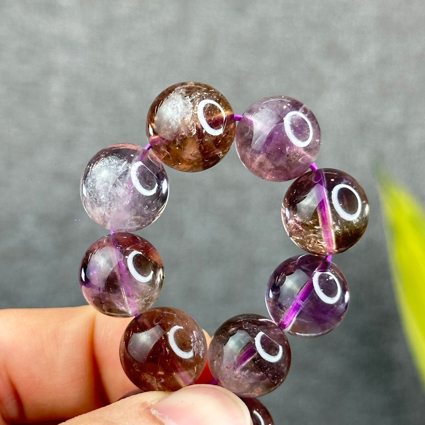 Natural Ametrine Bracelet Size 13 mm