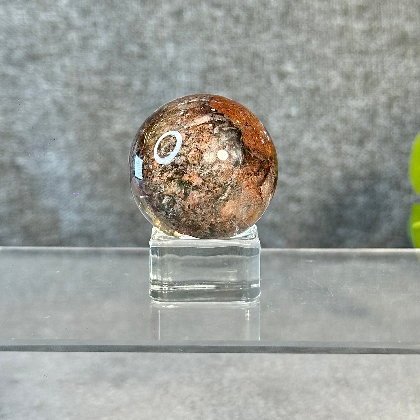 Natural Landscape Quartz Sphere