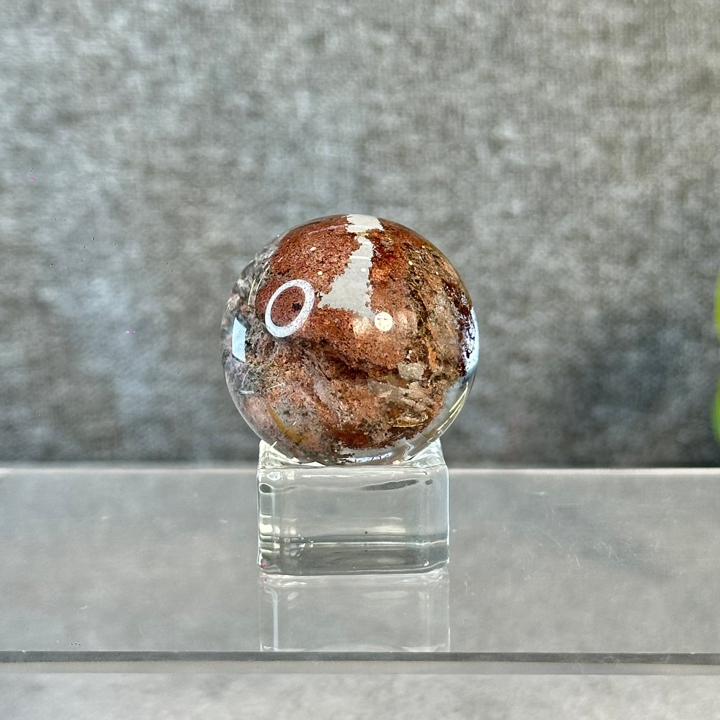 Natural Landscape Quartz Sphere