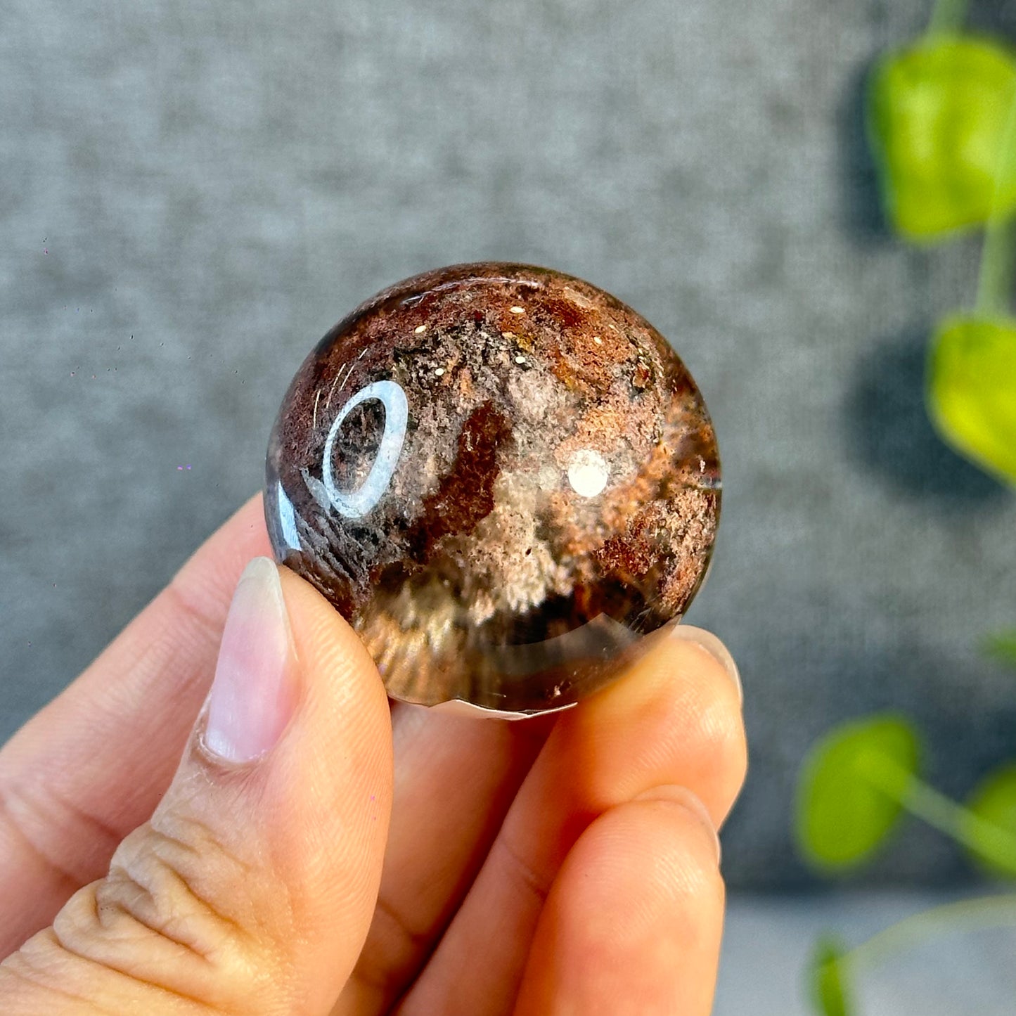 Natural Landscape Quartz Sphere