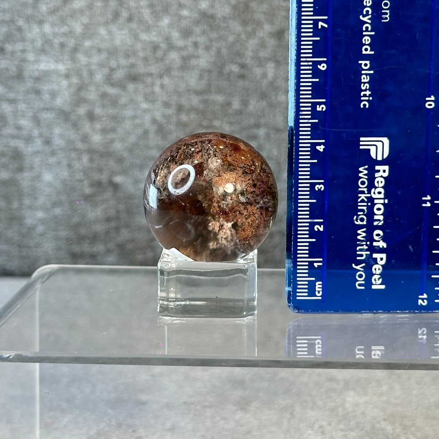 Natural Landscape Quartz Sphere