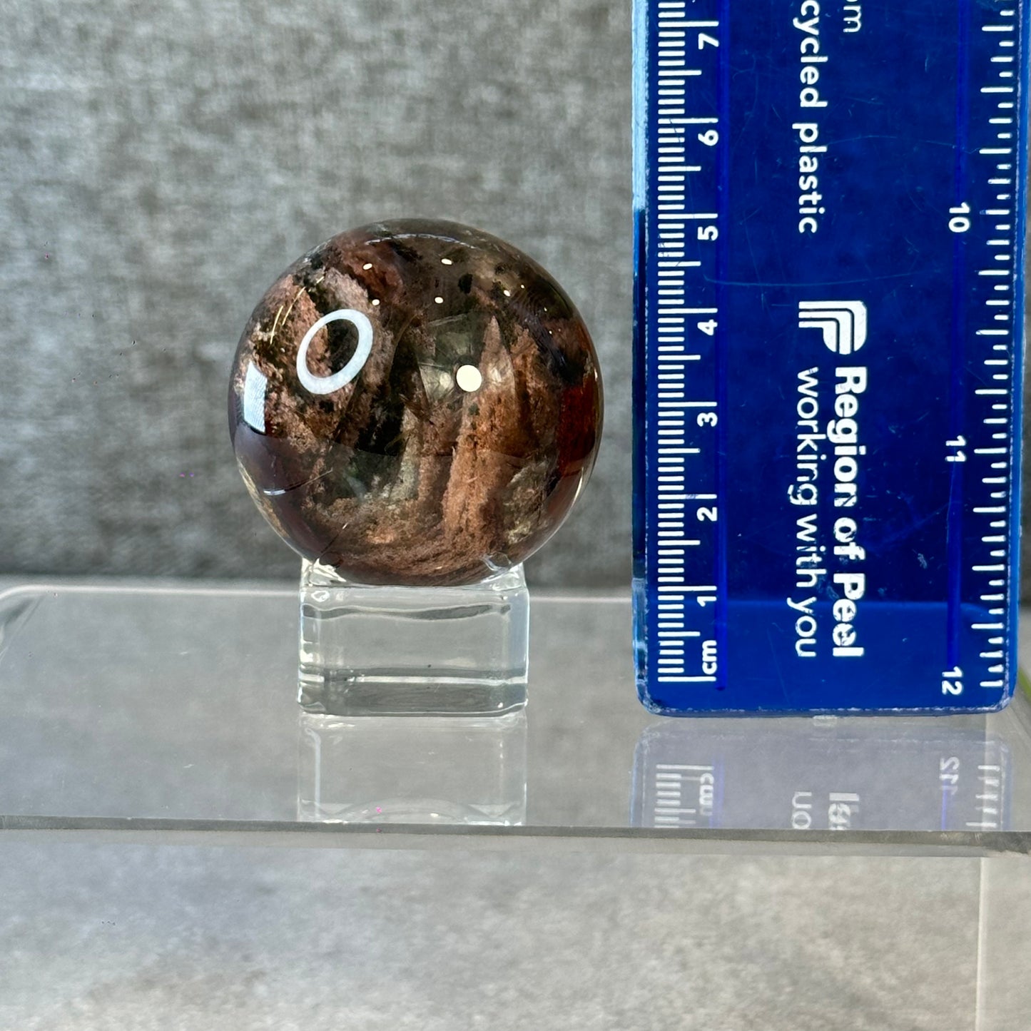 Natural Landscape Quartz Sphere