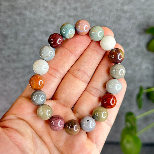 Multi Colour Alashan Agate Bracelet | Calgary Crystal Store