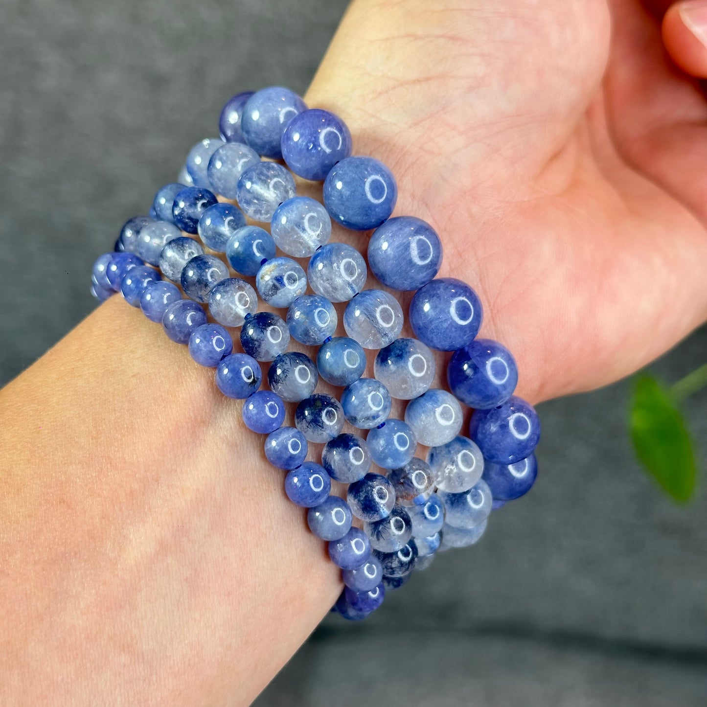 Natural Tanzanite Bracelet Size 10.6 mm