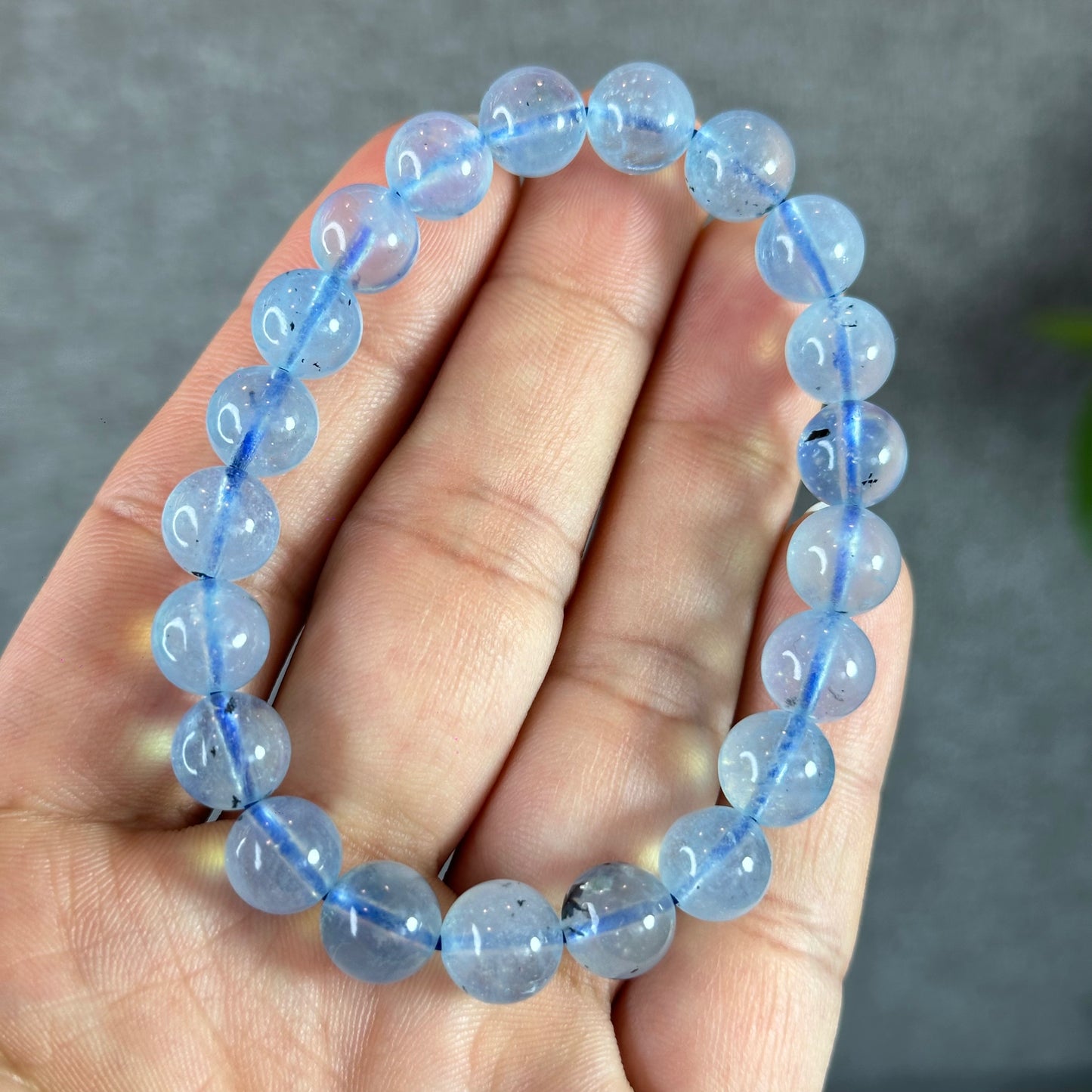 Aquamarine Bracelet Size 8.5 mm
