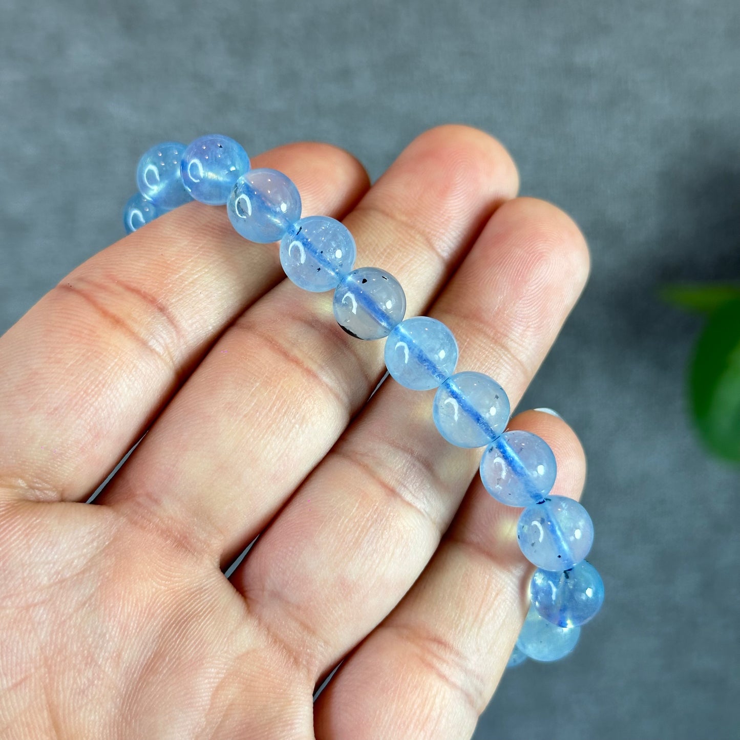 Aquamarine Bracelet Size 8.5 mm