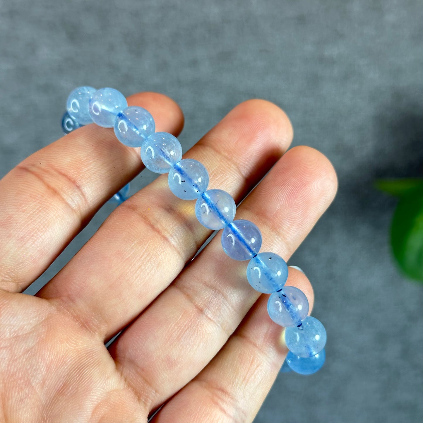 Aquamarine Bracelet Size 8.5 mm
