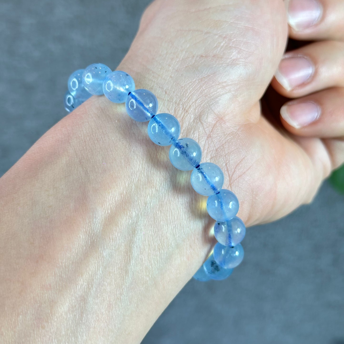 Aquamarine Bracelet Size 8.5 mm