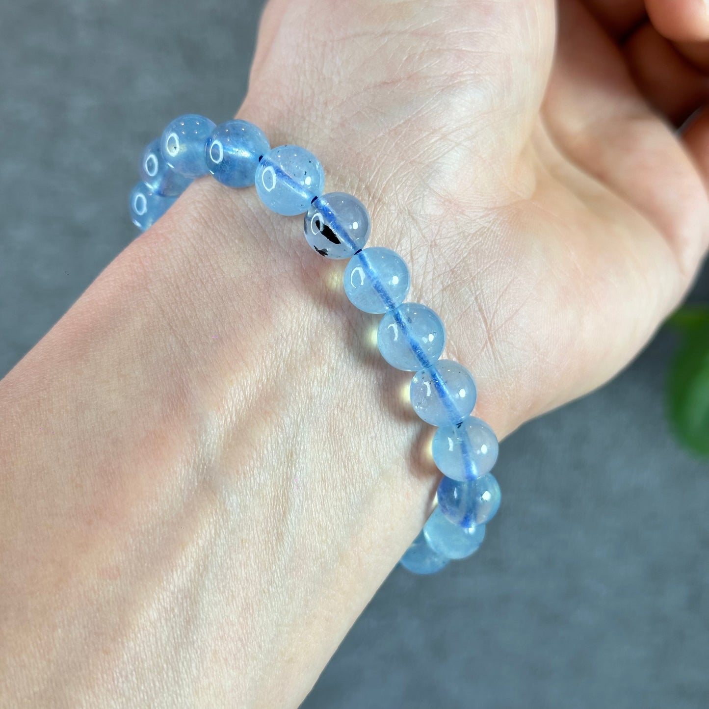 Aquamarine Bracelet Size 8.5 mm