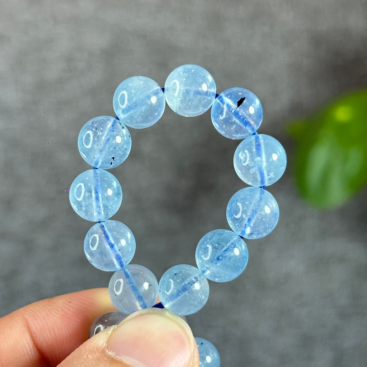 Aquamarine Bracelet Size 8.5 mm