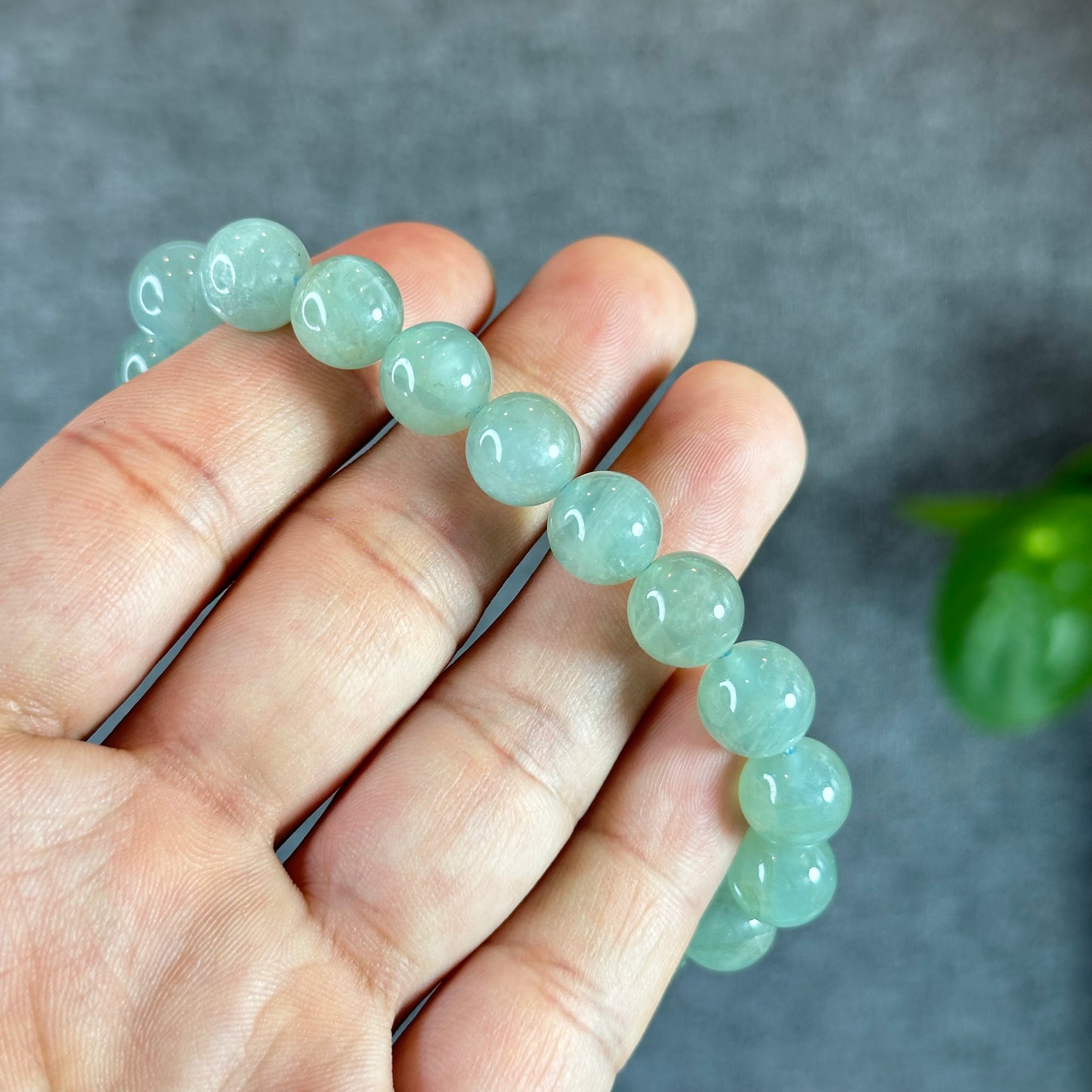 Seafoam Aquamarine Strand Size 10 mm From Brazil