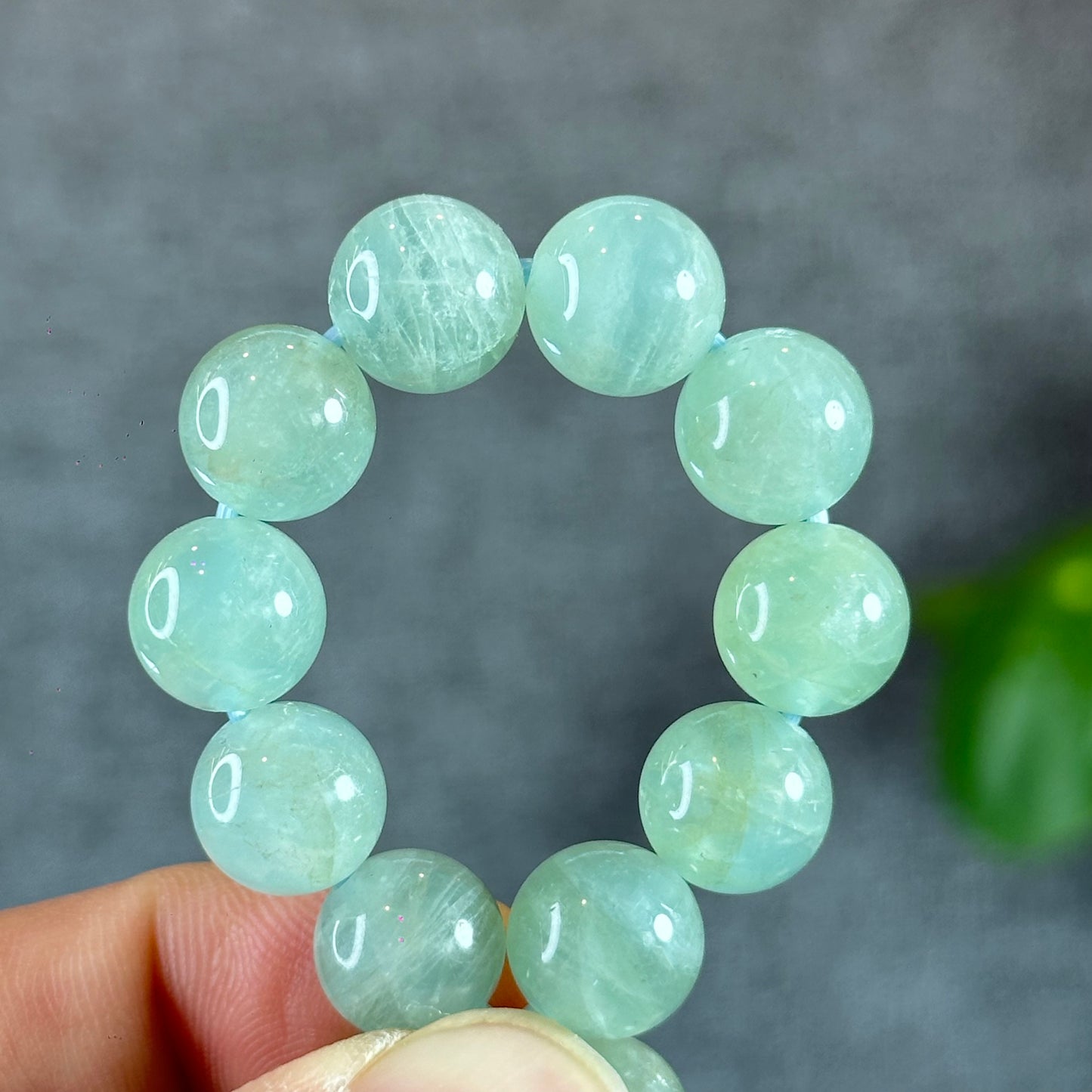 Seafoam Aquamarine Strand Size 10 mm From Brazil