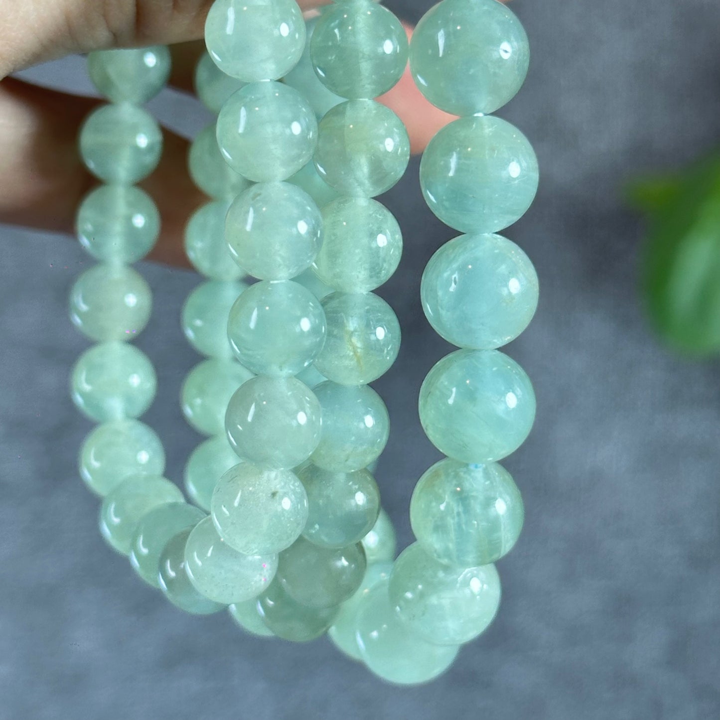 Seafoam Aquamarine Strand Size 10 mm From Brazil