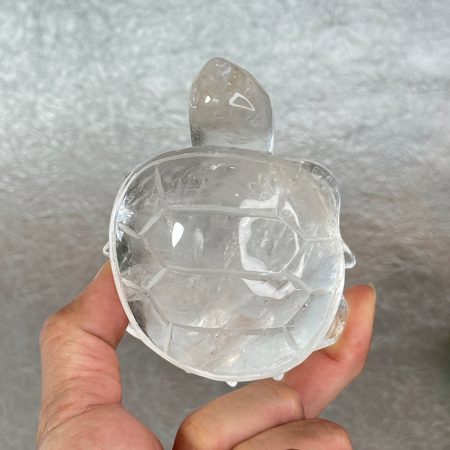 Natural Clear Quartz Turtle
