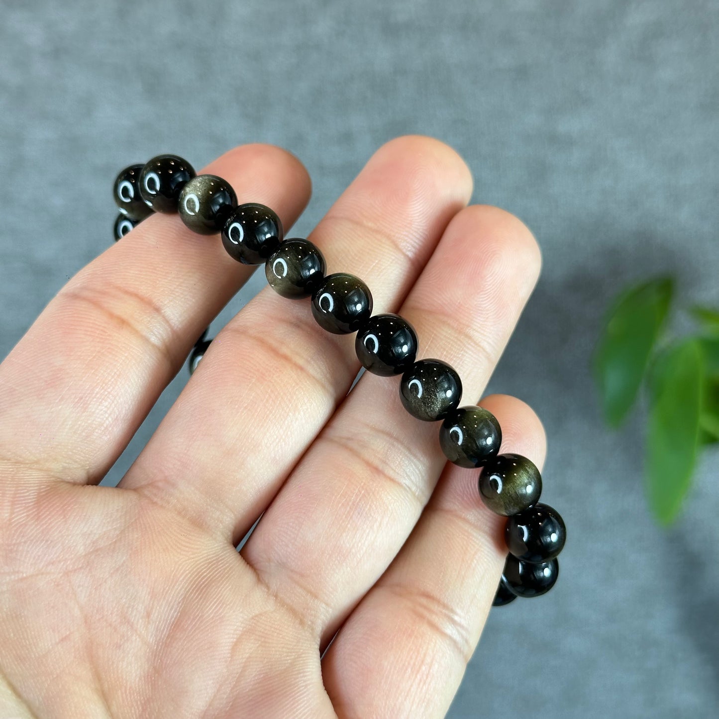 Natural Golden Obsidian VIP Bracelet Size 8 mm