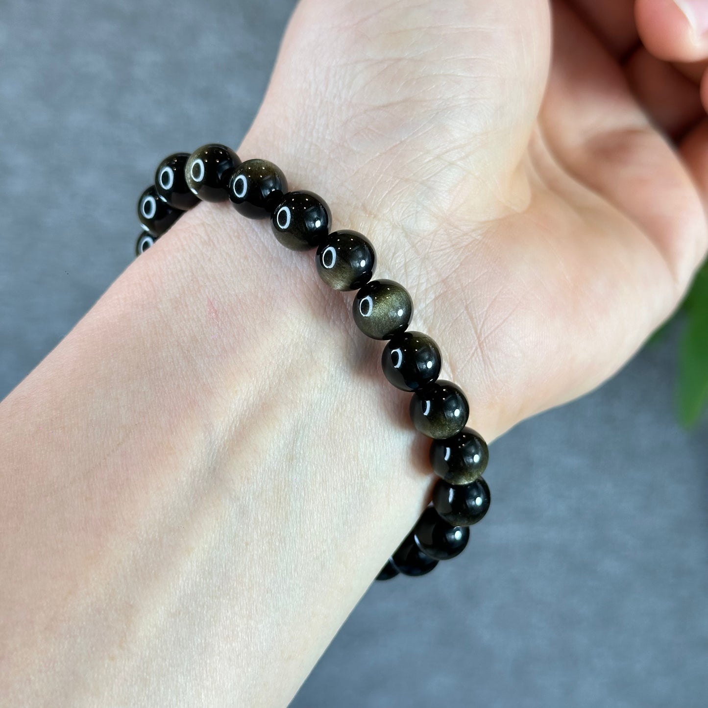 Natural Golden Obsidian VIP Bracelet Size 8 mm