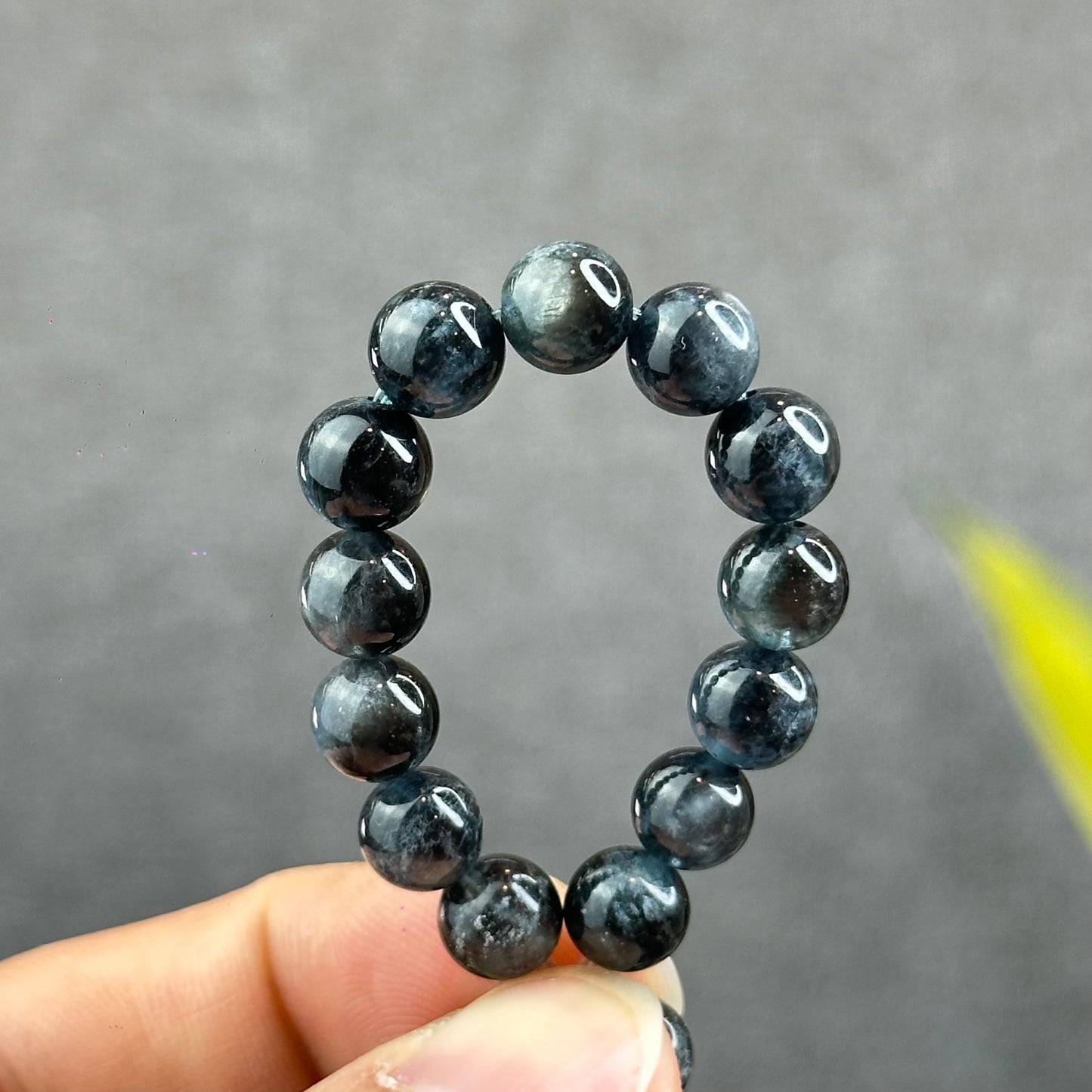 Natural Midnight Aquamarine VIP Bracelet Size 7.5 mm