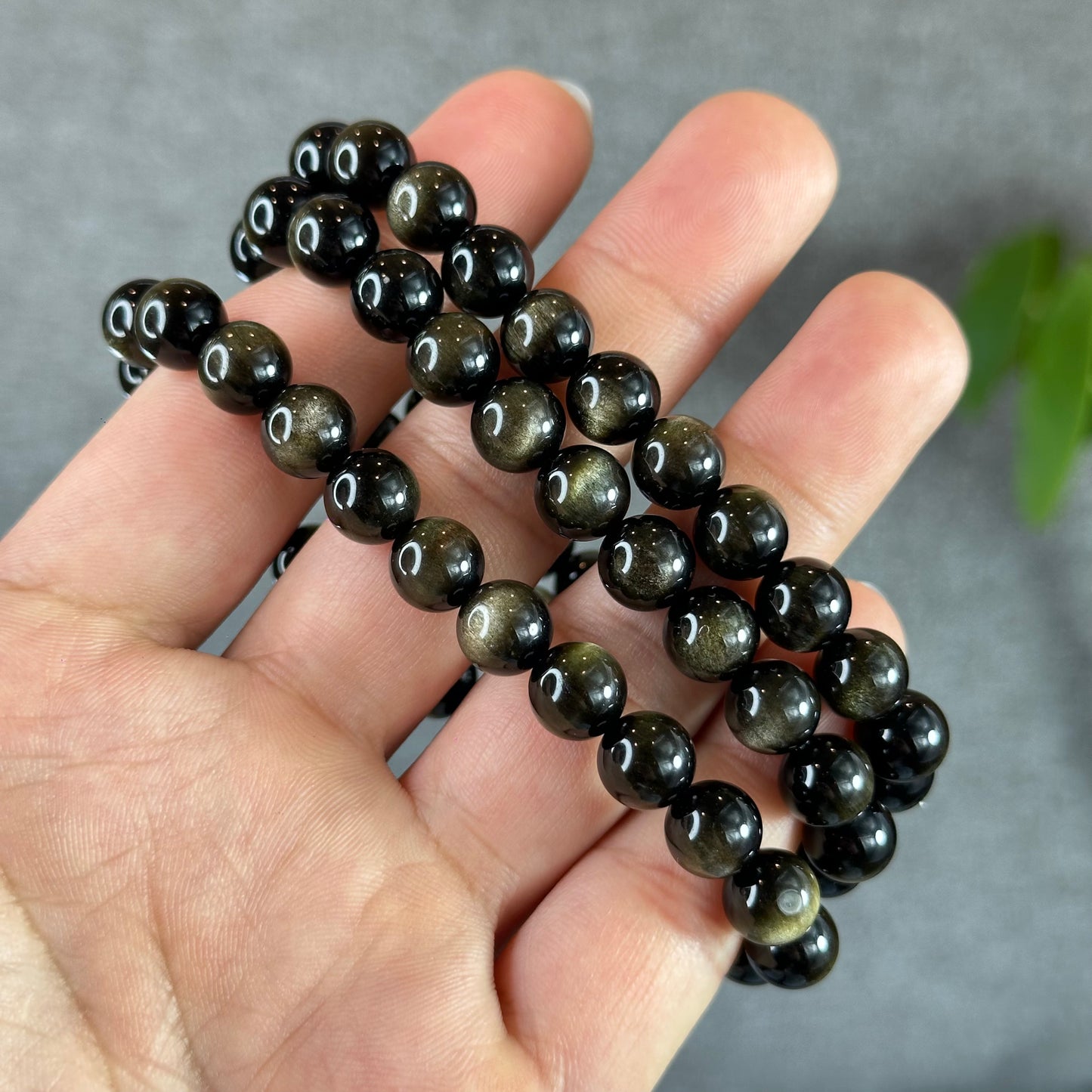 Natural Golden Obsidian VIP Bracelet Size 8 mm