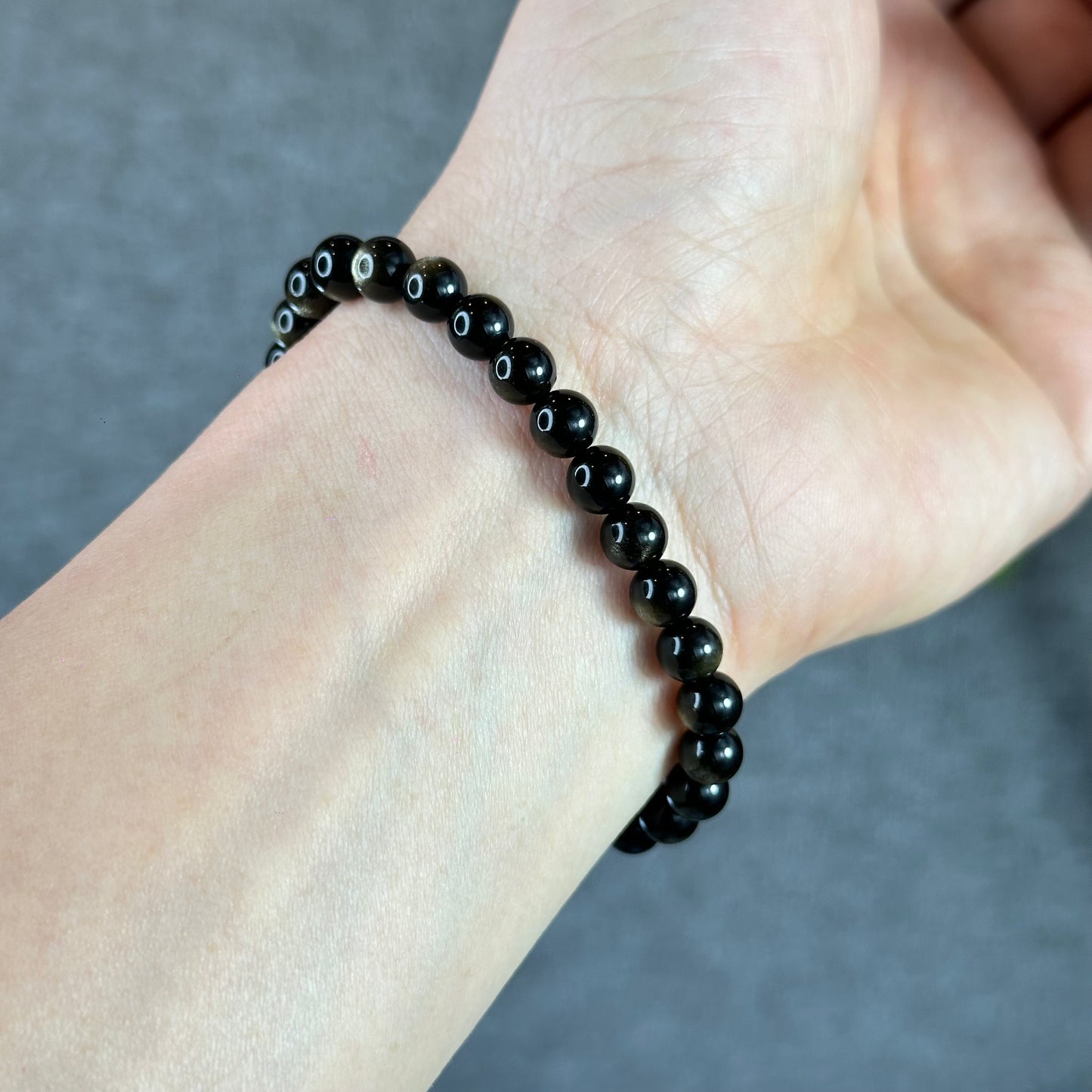 Natural Golden Obsidian VIP Bracelet Size 6 mm