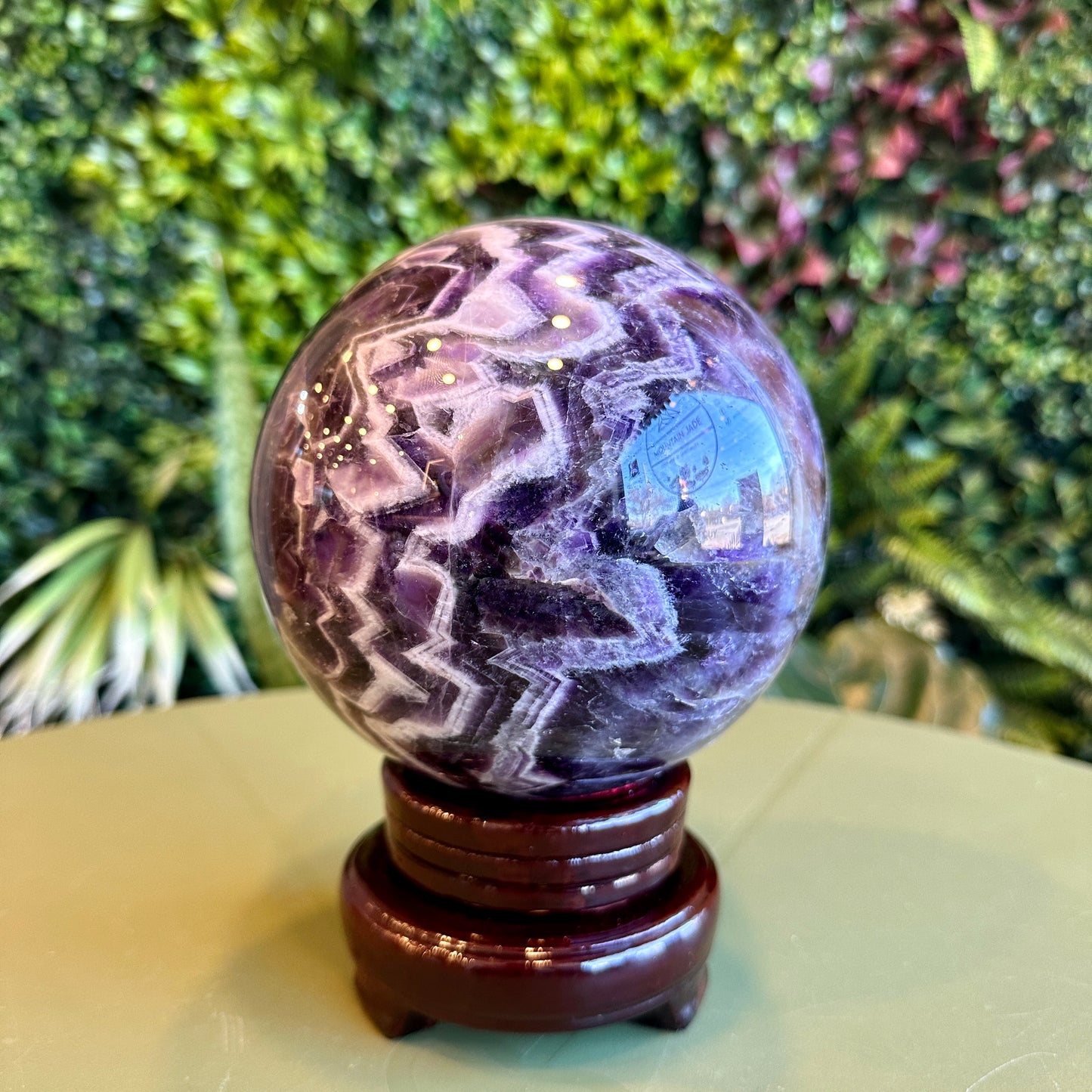 Natural Dream Amethyst Sphere