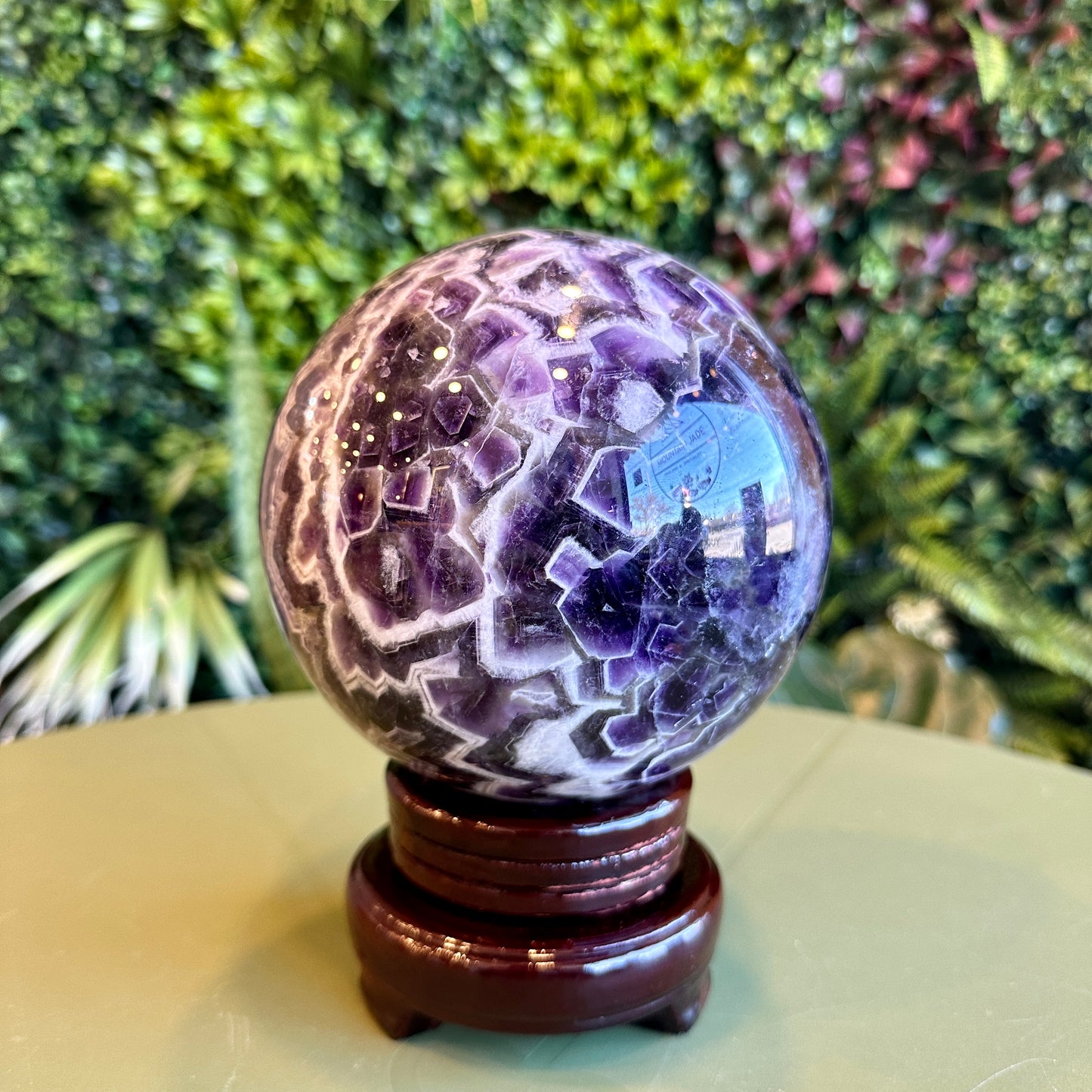 Natural Dream Amethyst Sphere