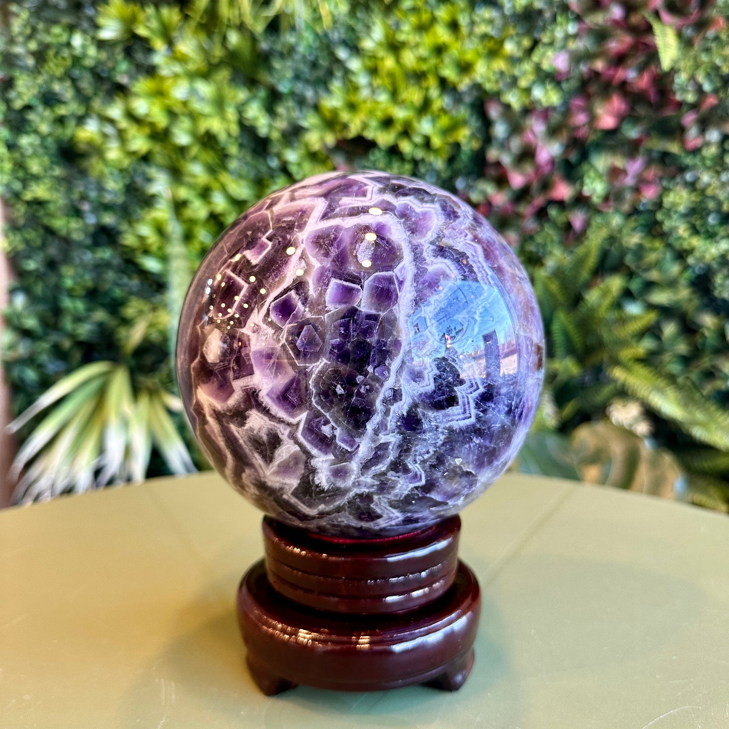 Natural Dream Amethyst Sphere