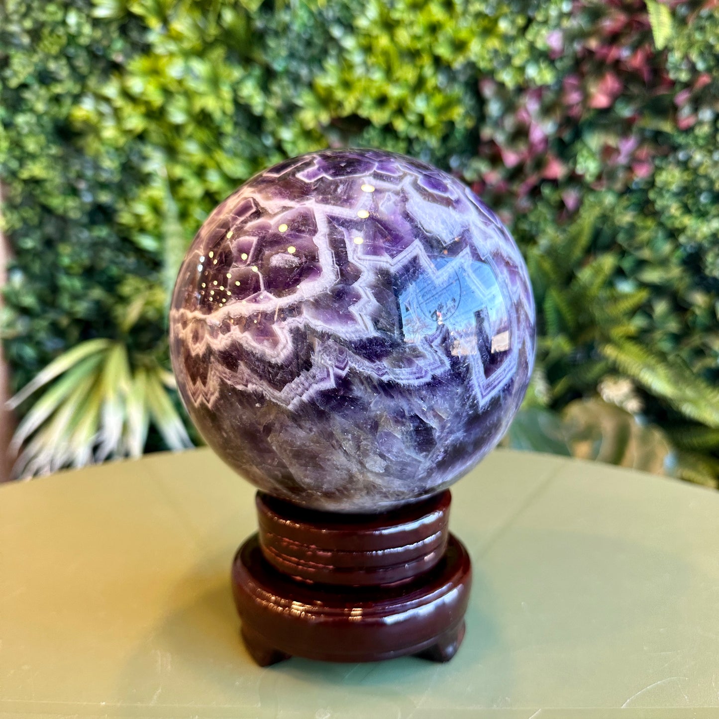 Natural Dream Amethyst Sphere