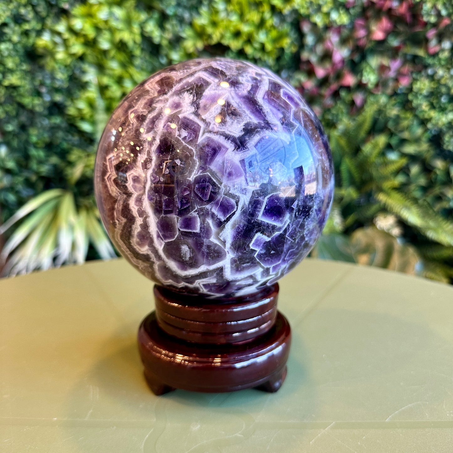 Natural Dream Amethyst Sphere