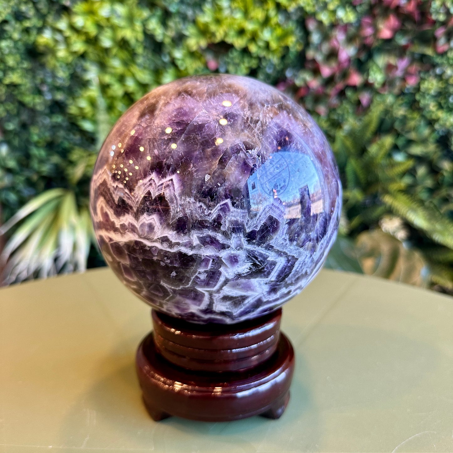 Natural Dream Amethyst Sphere