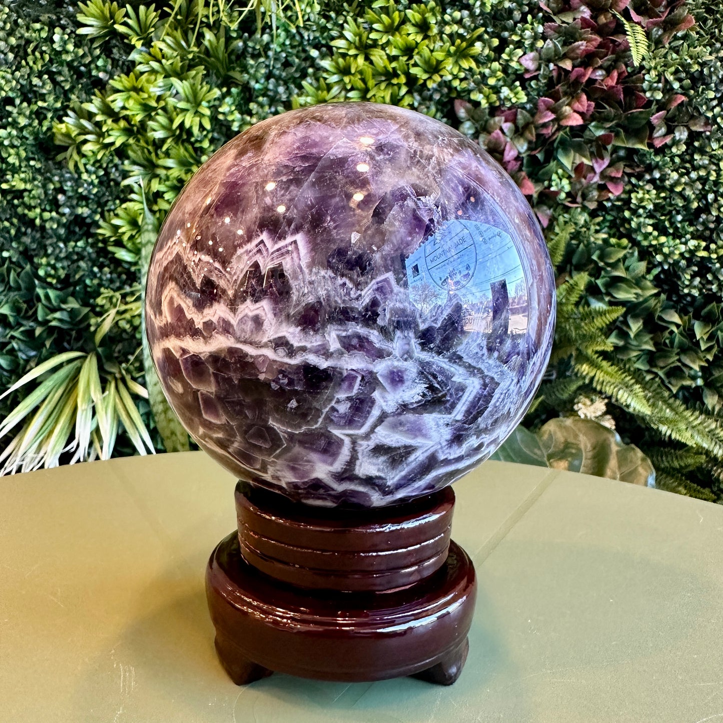 Natural Dream Amethyst Sphere