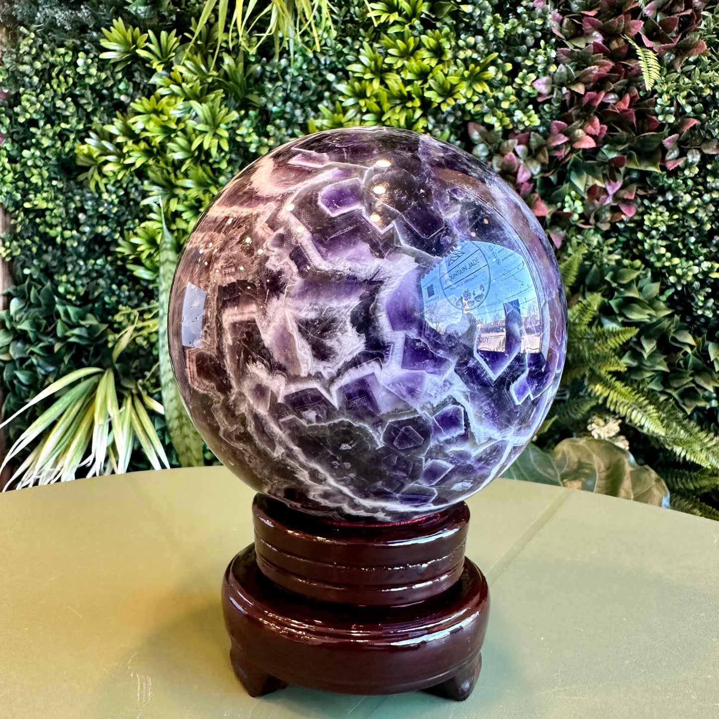 Natural Dream Amethyst Sphere