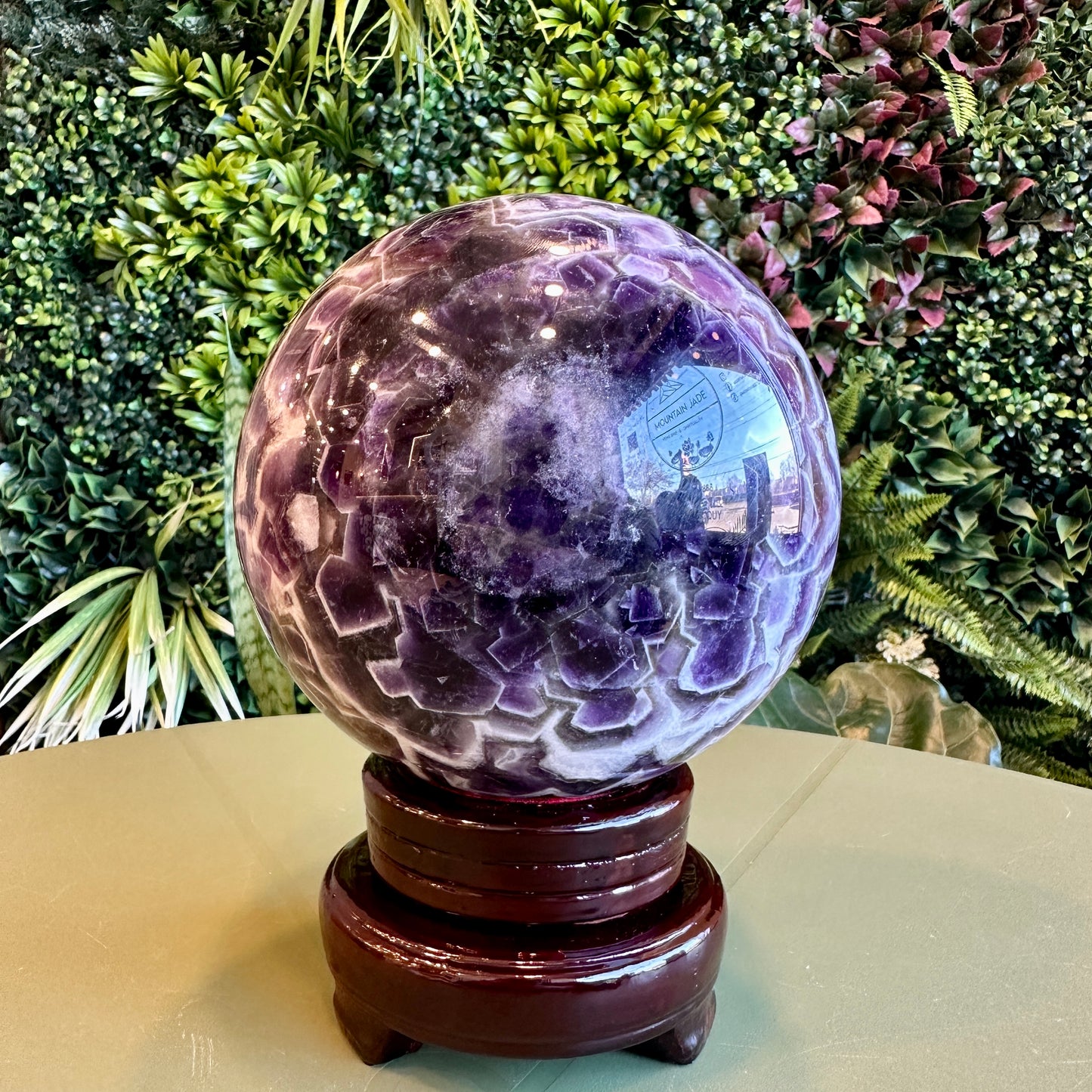 Natural Dream Amethyst Sphere