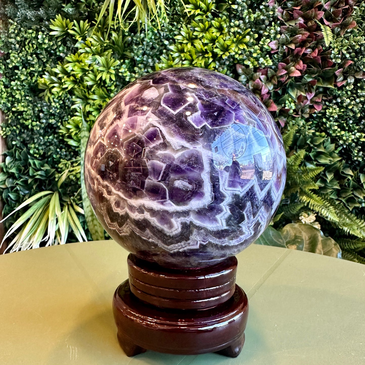 Natural Dream Amethyst Sphere