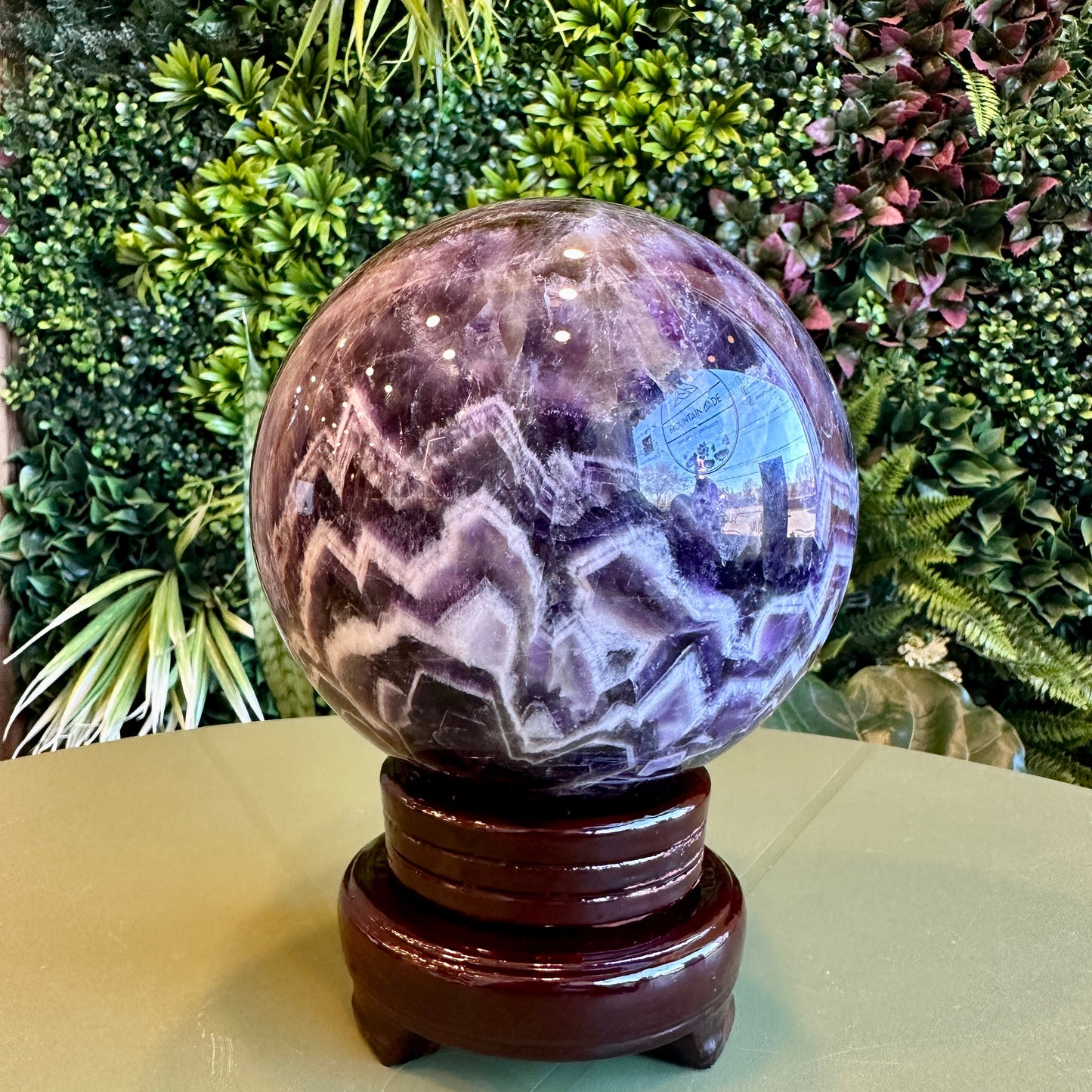 Natural Dream Amethyst Sphere