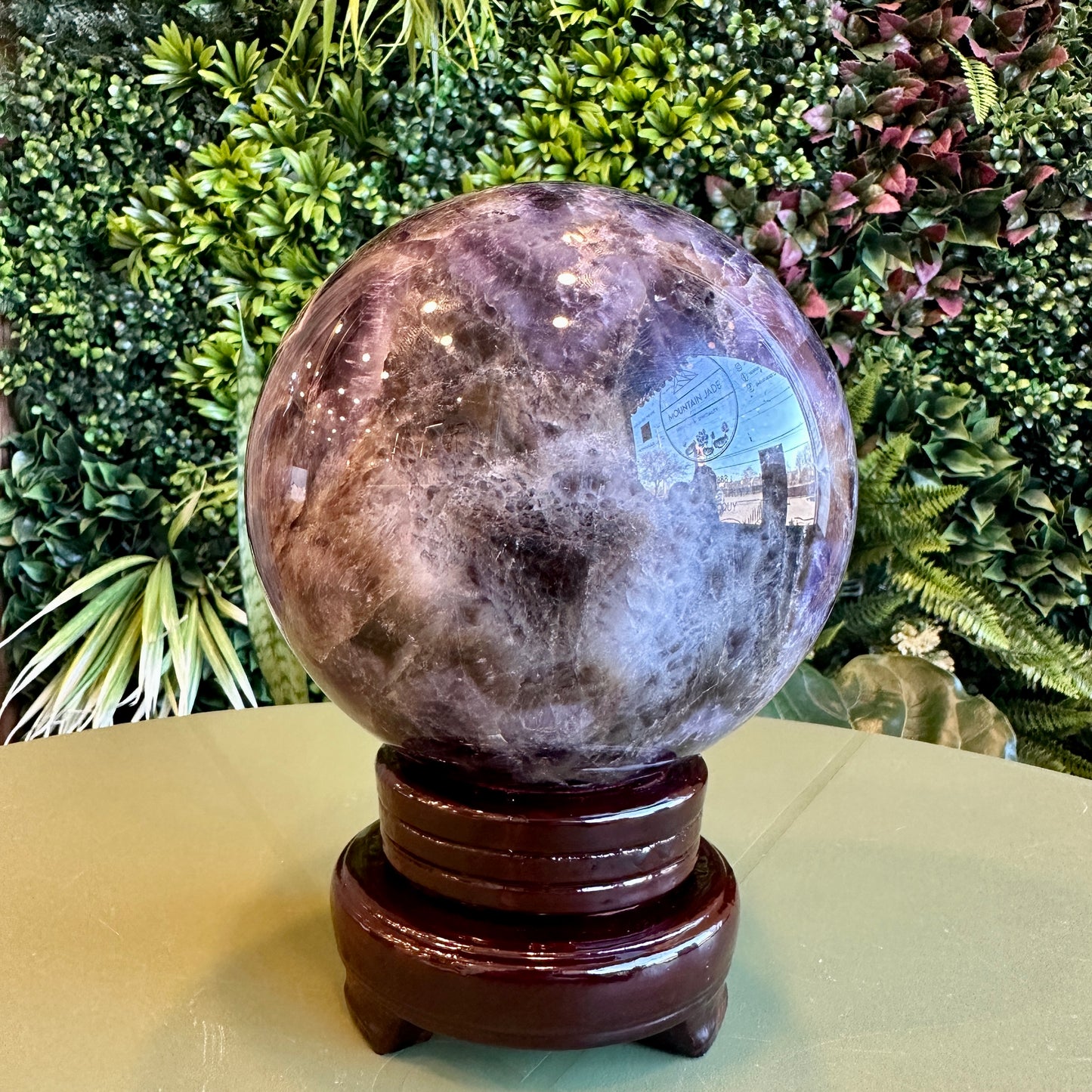 Natural Dream Amethyst Sphere