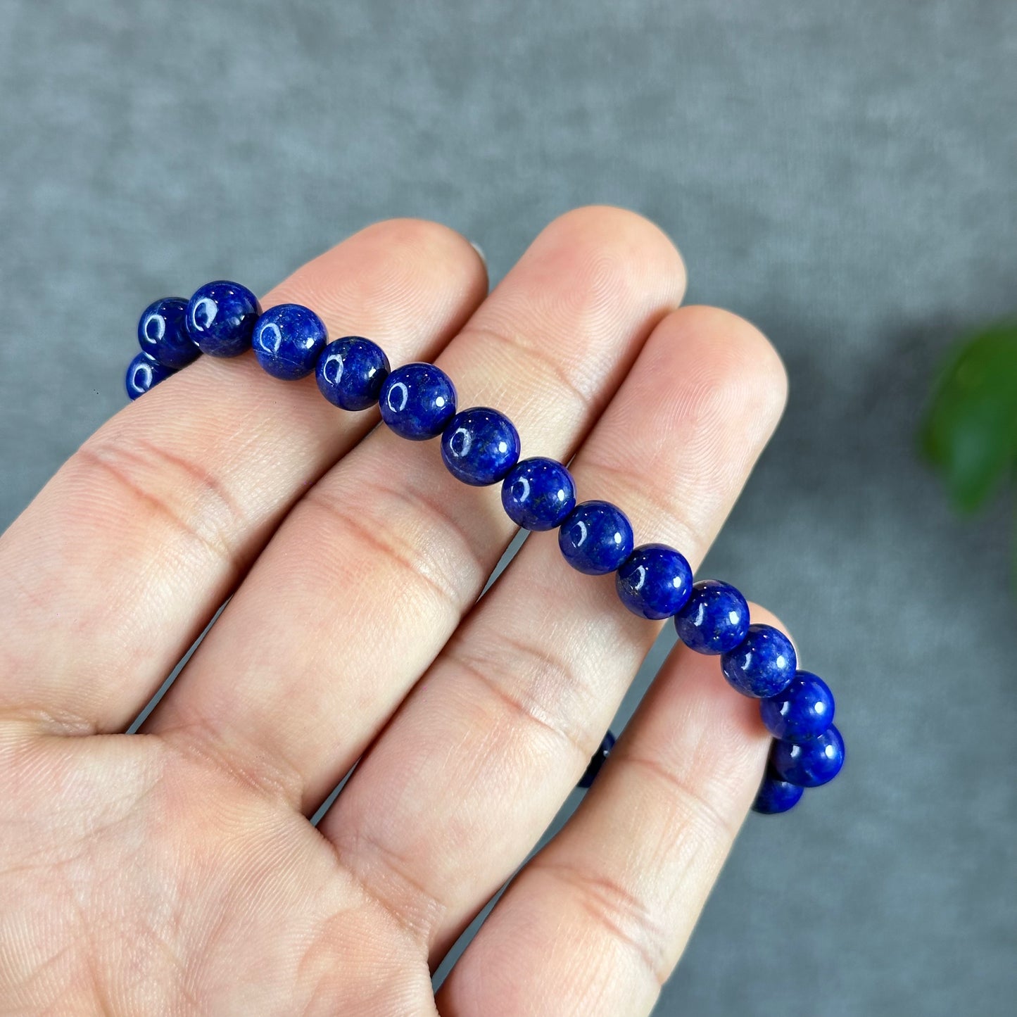 Natural Lapis Lazuli Bracelet Size 7 mm
