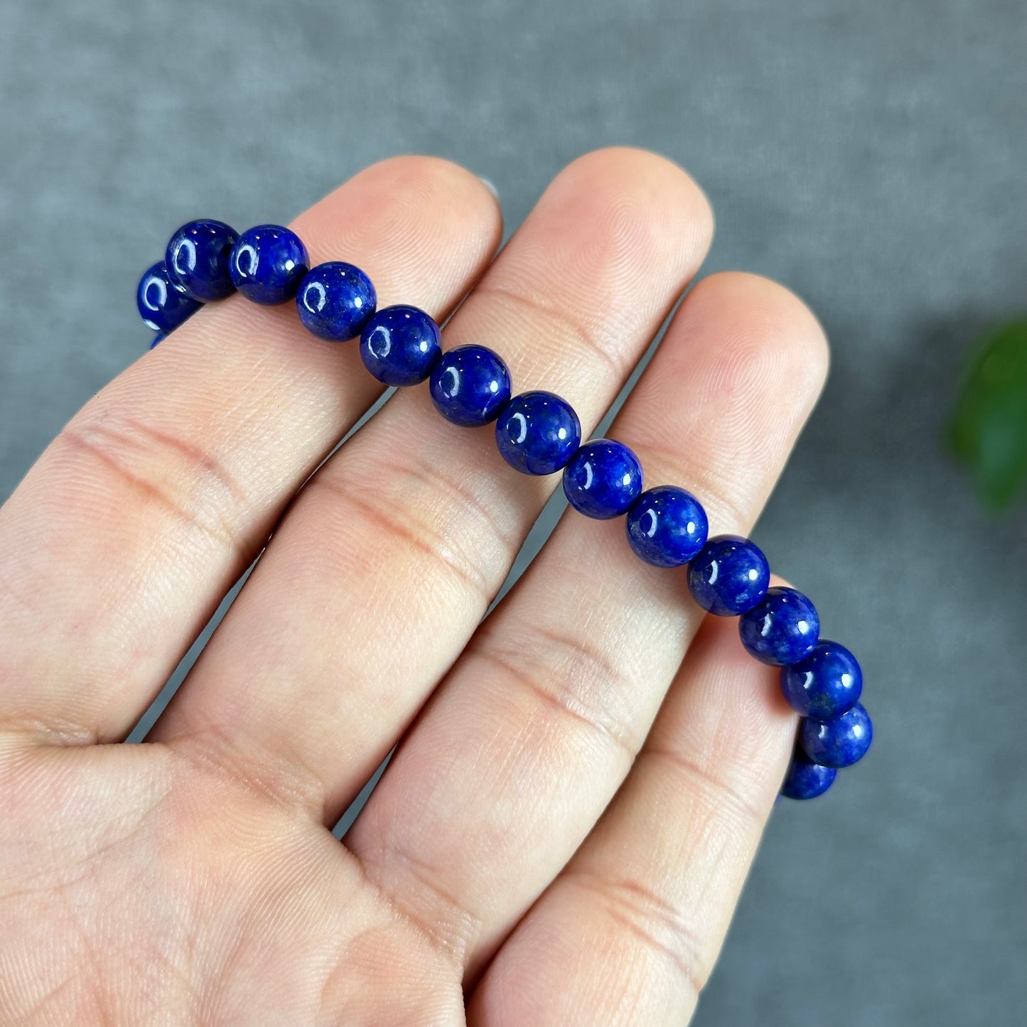 Natural Lapis Lazuli Bracelet Size 7 mm