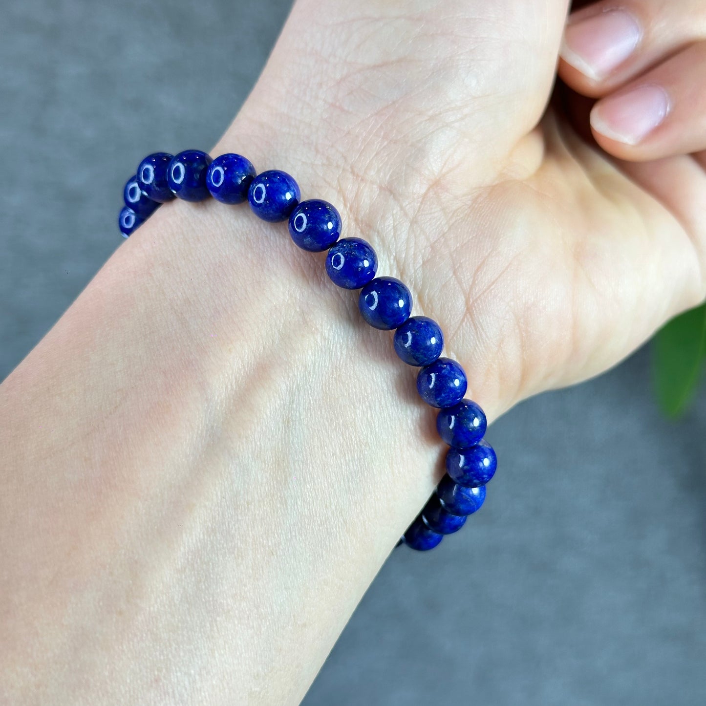Natural Lapis Lazuli Bracelet Size 7 mm