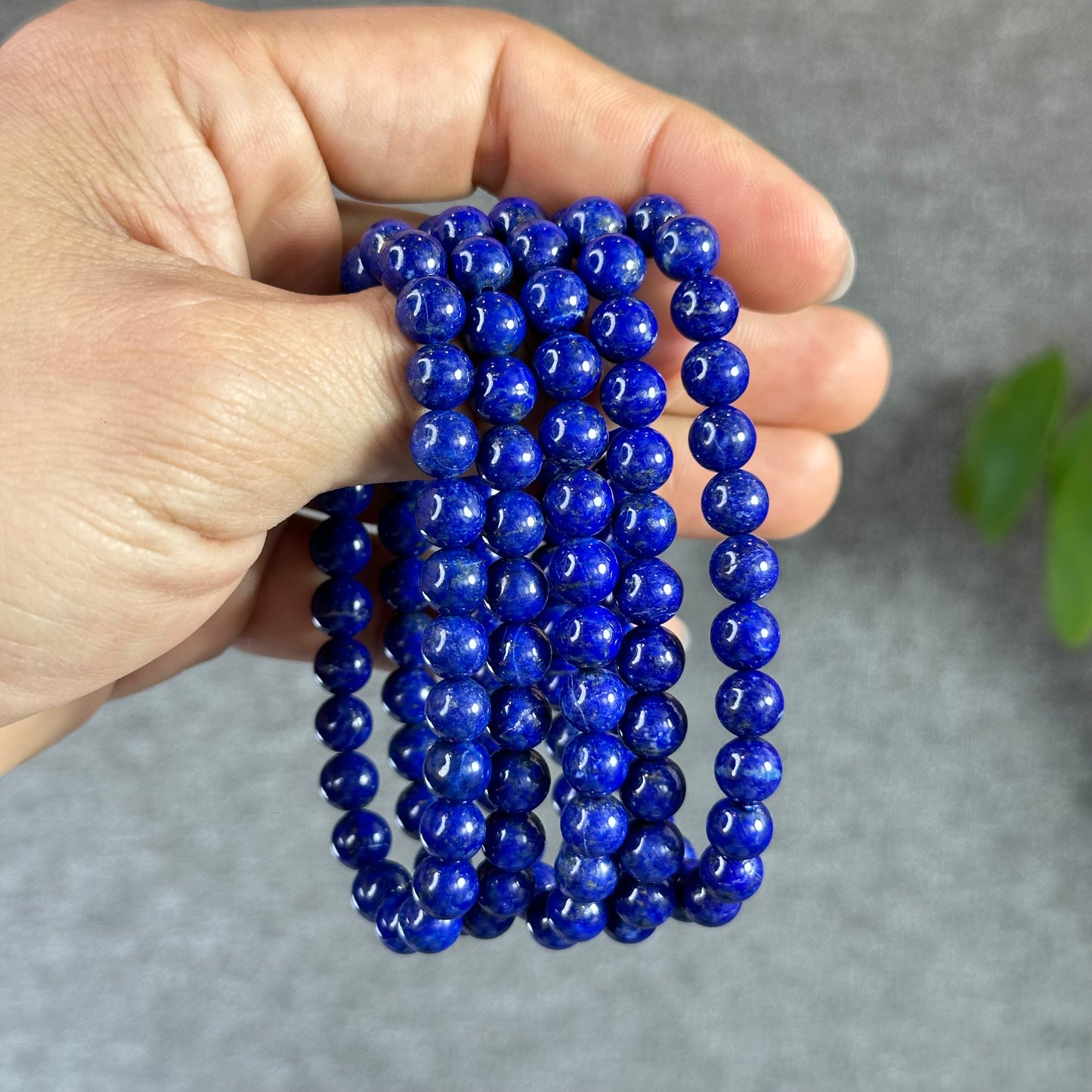 Natural Lapis Lazuli Bracelet Size 7 mm