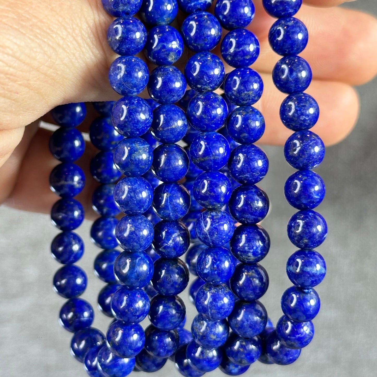 Natural Lapis Lazuli Bracelet Size 7 mm