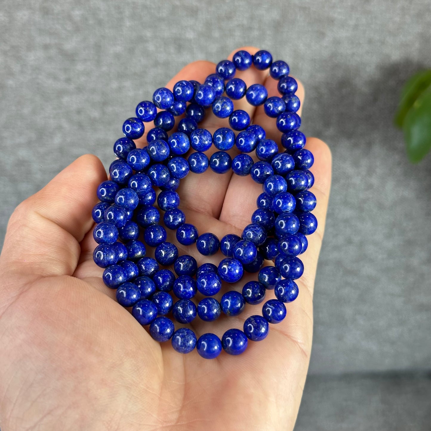 Natural Lapis Lazuli Bracelet Size 7 mm