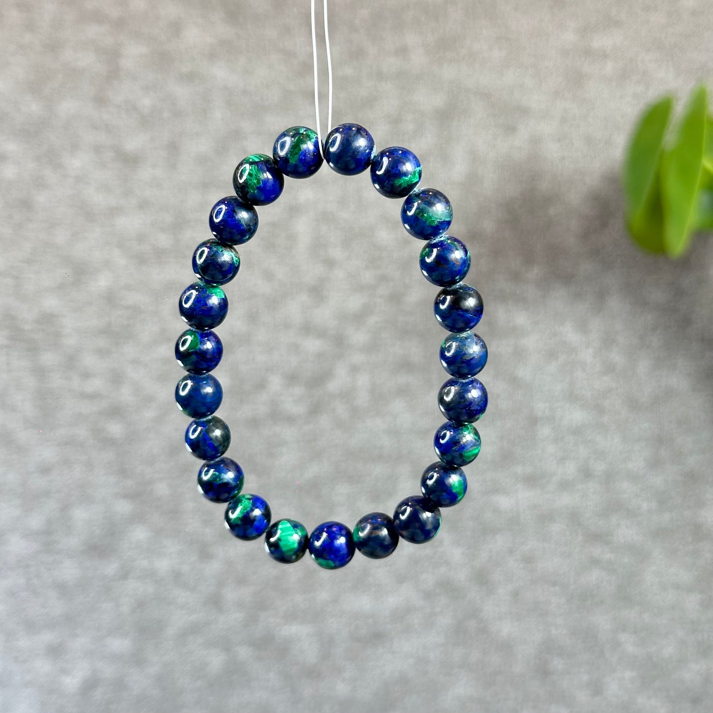 Natural Azurite Malachite Bracelet Size 8.3