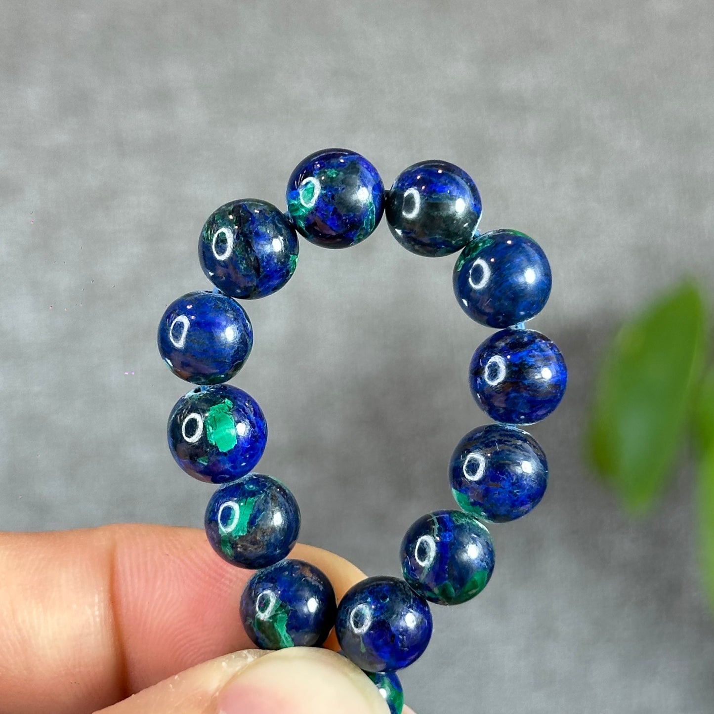 Natural Azurite Malachite Bracelet Size 8.3