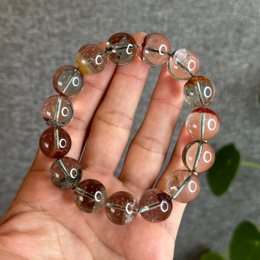 Dividing Natural Landscape Quartz VIP Bracelet Size 15 mm