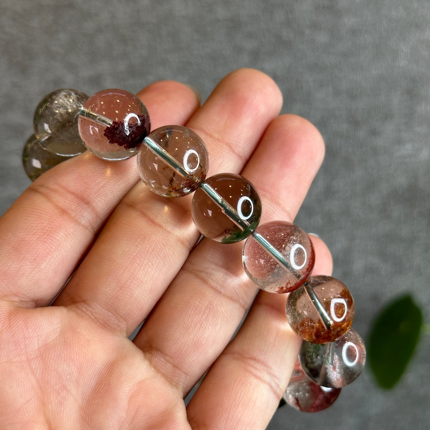 Dividing Natural Landscape Quartz VIP Bracelet Size 15 mm
