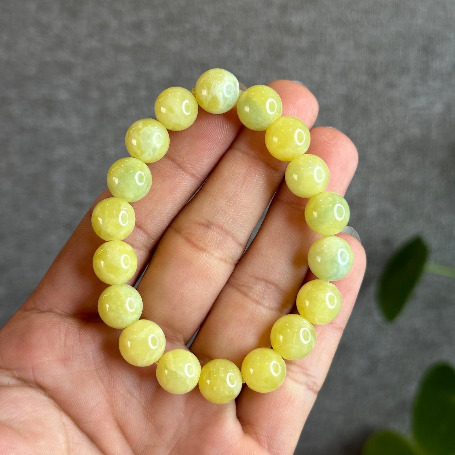Natural Serpentine Bracelet Size 10 mm