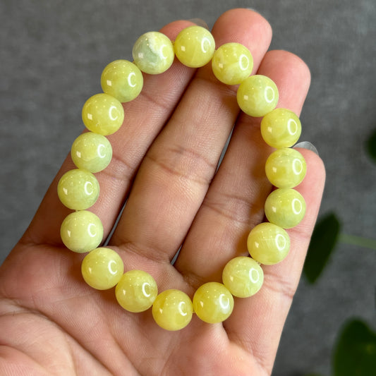 Natural Serpentine Bracelet Size 10 mm