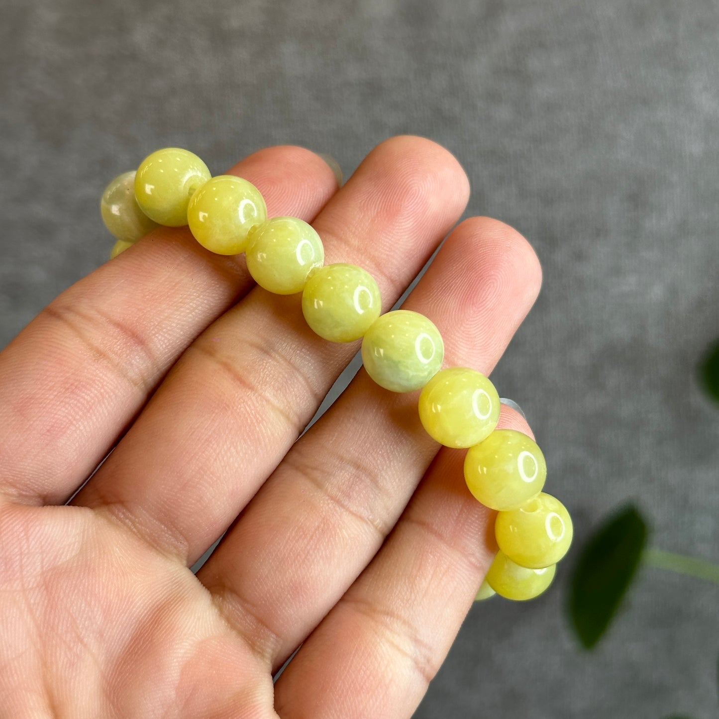Natural Serpentine Bracelet Size 10 mm